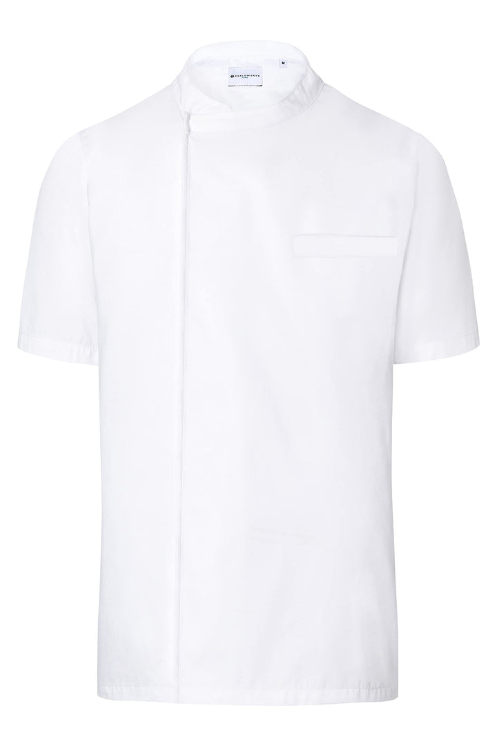 Karlowsky Kurzarm Überwurf-Kochhemd Basic M Weiss, M Weiss
