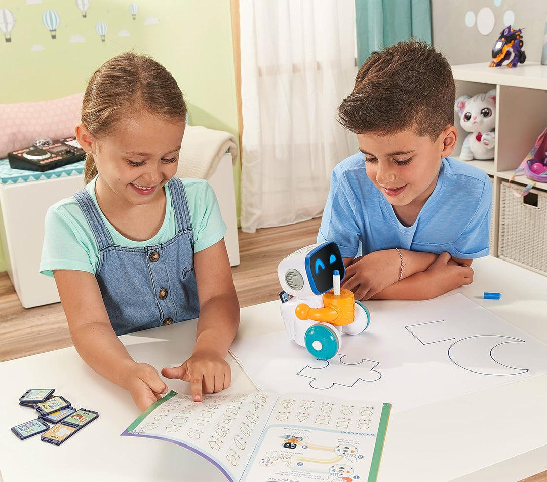 VTech Codi, der clevere Mal-Roboter – Interaktiver Freund, der sich von allein bewegt und mit dem St