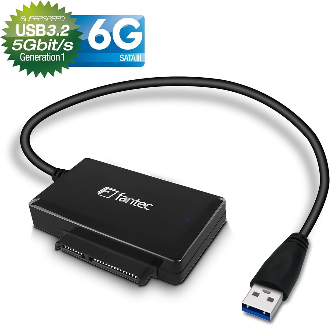 FANTEC 2571 USB3.0 SATA 6G Adapter Dock SSD HDD USB 3.0 zu SATA Adapter für 2,5'' & 3,5'' HDD/SSDs