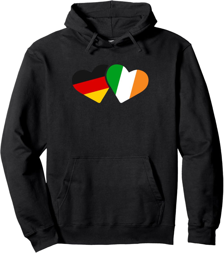 Deutschland Irland Liebe Herz Freunde Love Geschenk Pullover Hoodie