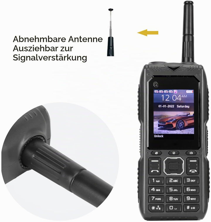 4G-Handy mit Grossen Tasten, Laute Stimme, HD-Bildschirm, mit Grosser Kapazität, Multifunktional, Ab