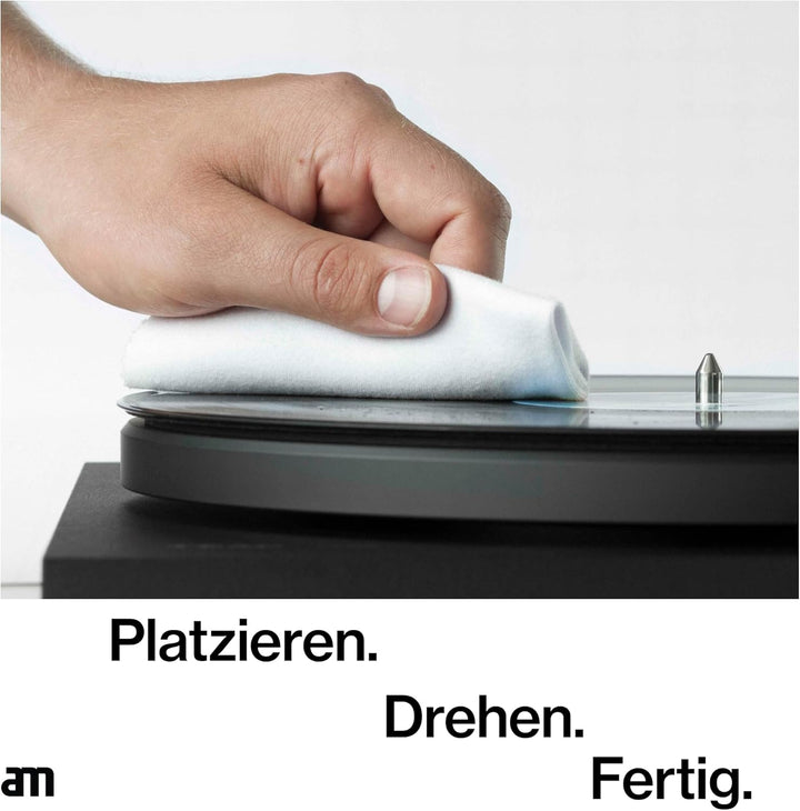 Schallplattenpflege Set - AM Clean Sound Schwarz, Schwarz