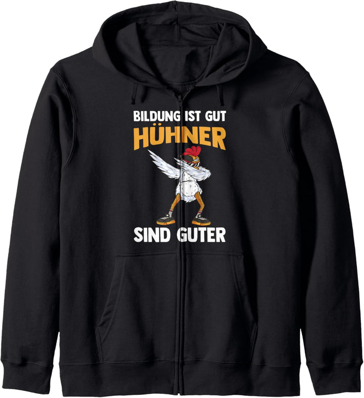 Huhn Schule Schüler Lehrer Küken Dabbing Hühner Kapuzenjacke