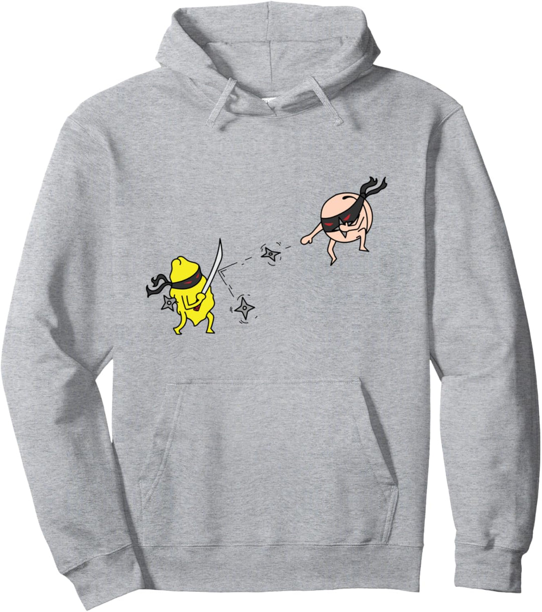 Zitronen- und Pfirsich-Eistee Ninja Pullover Hoodie