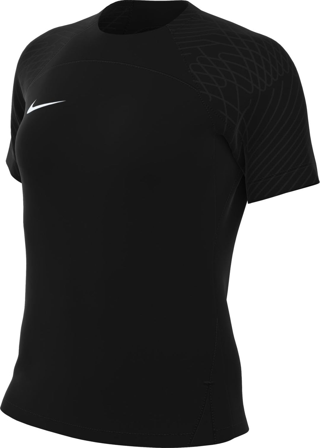 NIKE Damen W Nk Df Strke Iii JSY Ss T-Shirt XL Black/Black/Black/White, XL Black/Black/Black/White