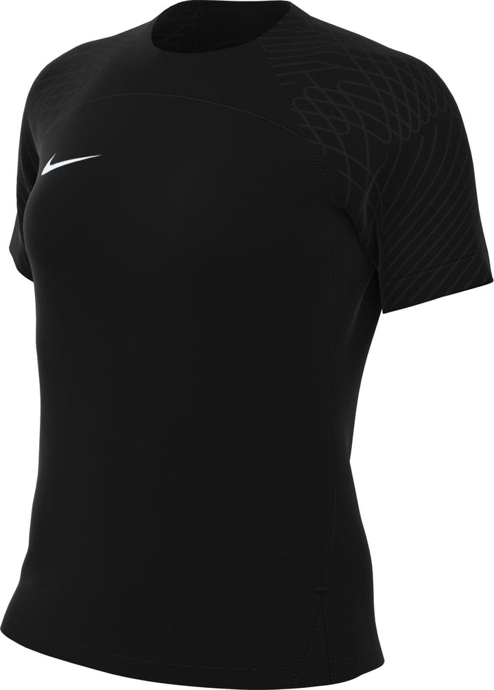 NIKE Damen W Nk Df Strke Iii JSY Ss T-Shirt XL Black/Black/Black/White, XL Black/Black/Black/White