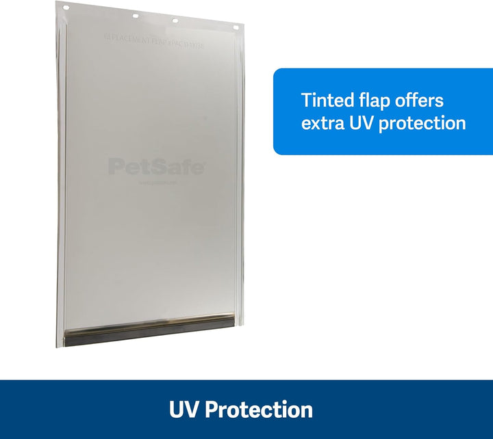 PetSafe Mittelgrosse Ersatzklappe – Braun – ungiftig, wetterbeständig, Magnetverschluss – Grösse M –