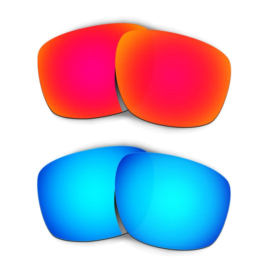 HKUCO Plus Replacement Lenses For Oakley Sliver - 2 pair Combo Pack