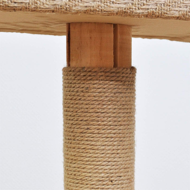 VOSS.PET Kratzbaum Jasper 62cm, beige, Katzenbaum, Katzenspielbaum, Katzenkratzbaum, Kratzmöbel