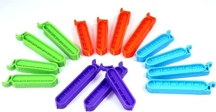 Gefrierbeutelclips 96 Stk. Frischhalteclips Verschlussclips Tütenclips Clips Beutelclips Beutelversc