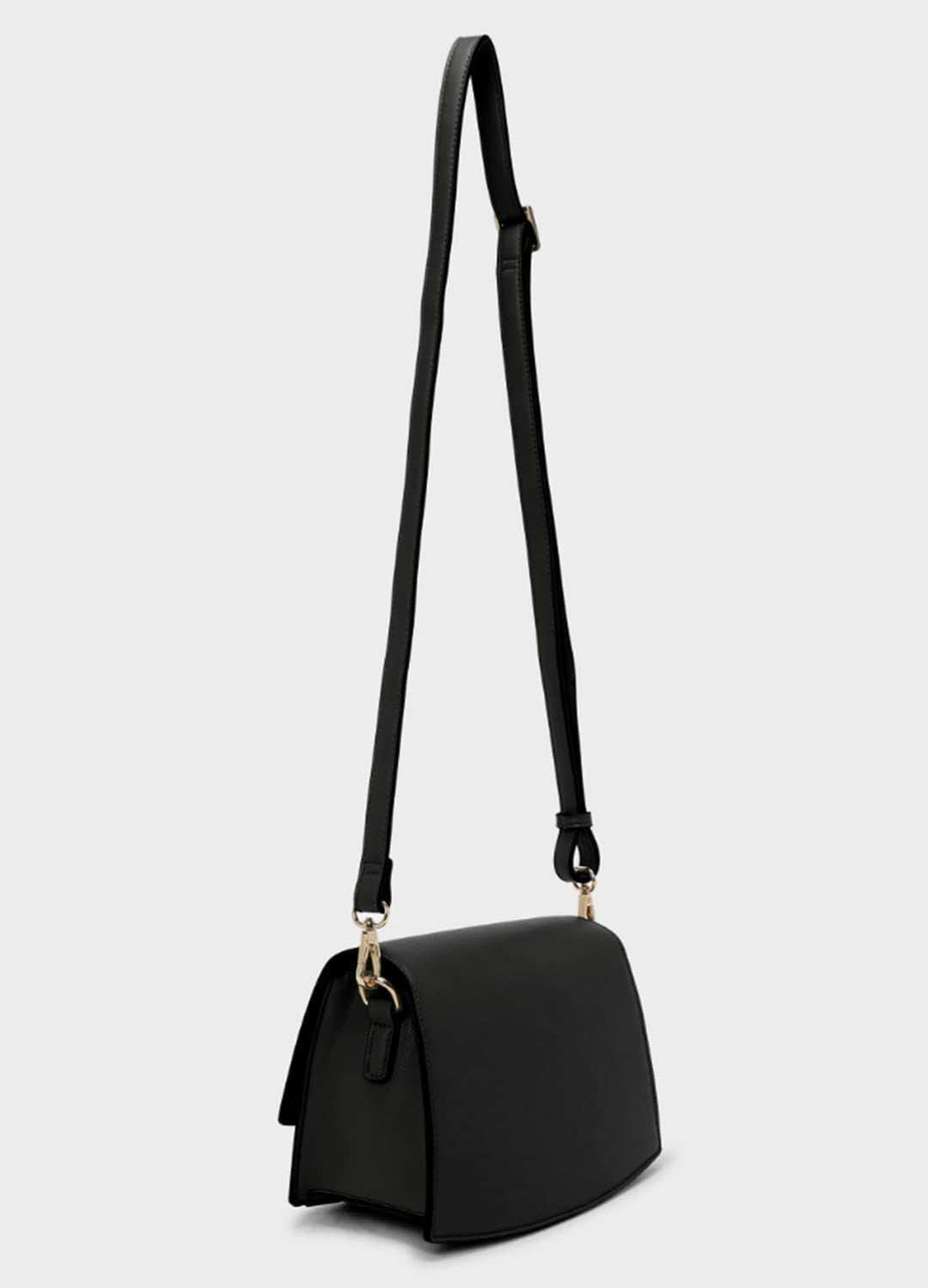 L.CREDI Lauretta Umhängetasche 22 cm Schwarz, Schwarz