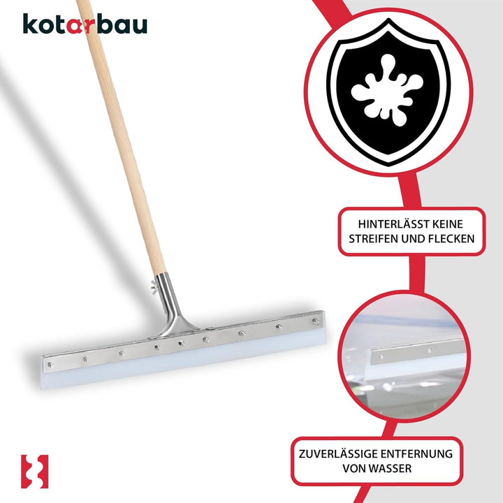 KOTARBAU® Silikonabzieher 595mm Wasserabzieher Bodenwischer Bodenabzieher Wasserschieber Bodenreinig