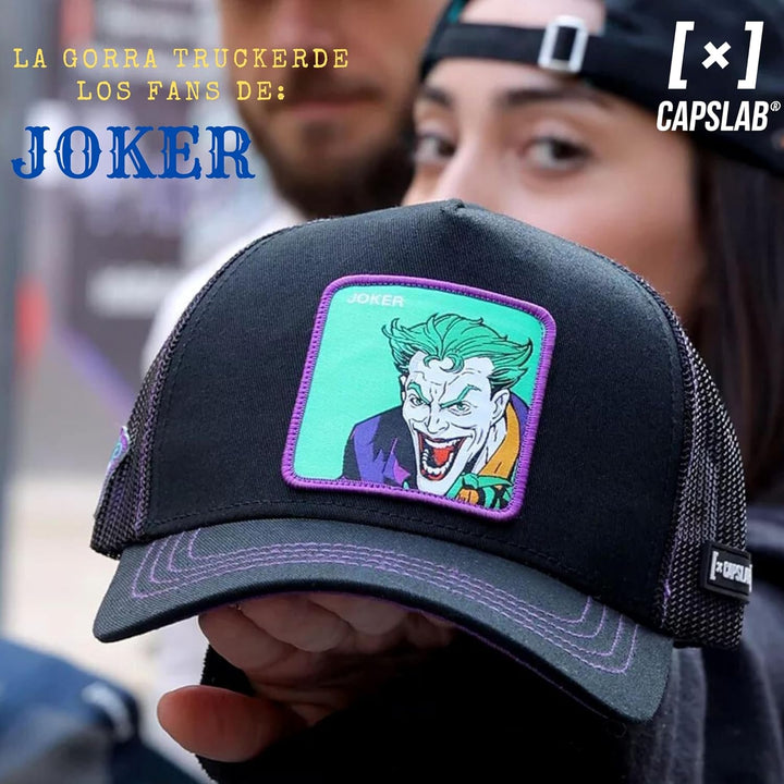 Capslab Joker DC Batman Black Trucker Cap 31 Schwarz, 31 Schwarz