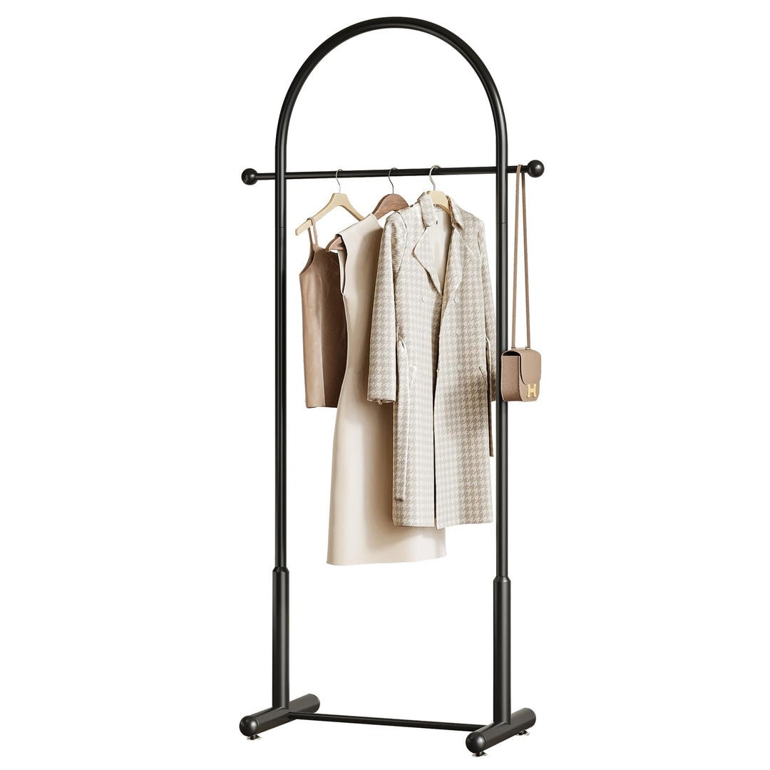 Schwerlast-Kleiderständer aus Metall – Bogenförmige platzsparende Garderobe für Kleidung & Accessoir