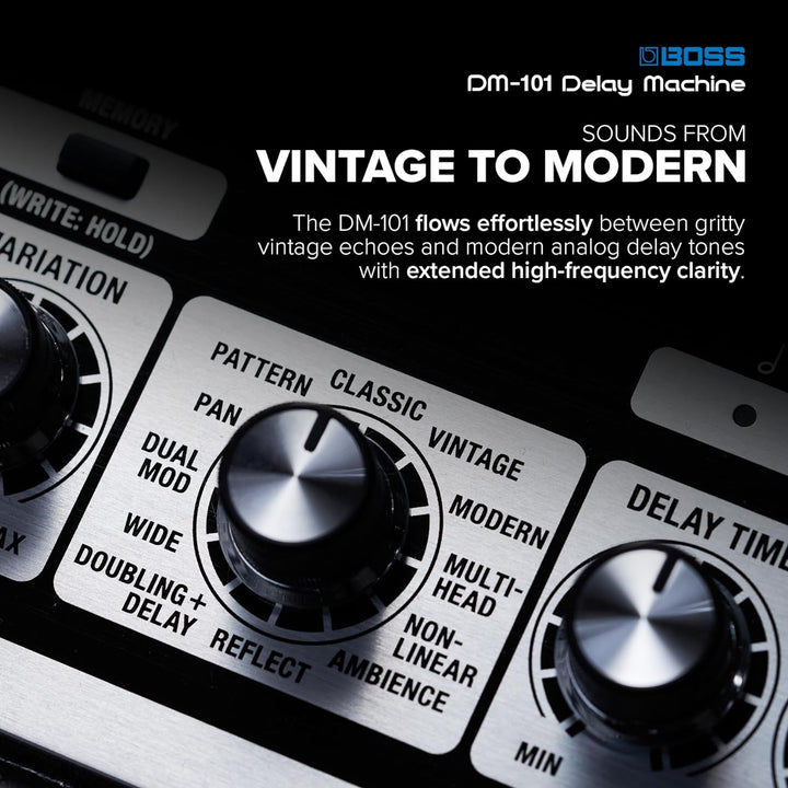 Boss DM-101 Delay Machine Analoges Effektgerät Pedal für Gitarre