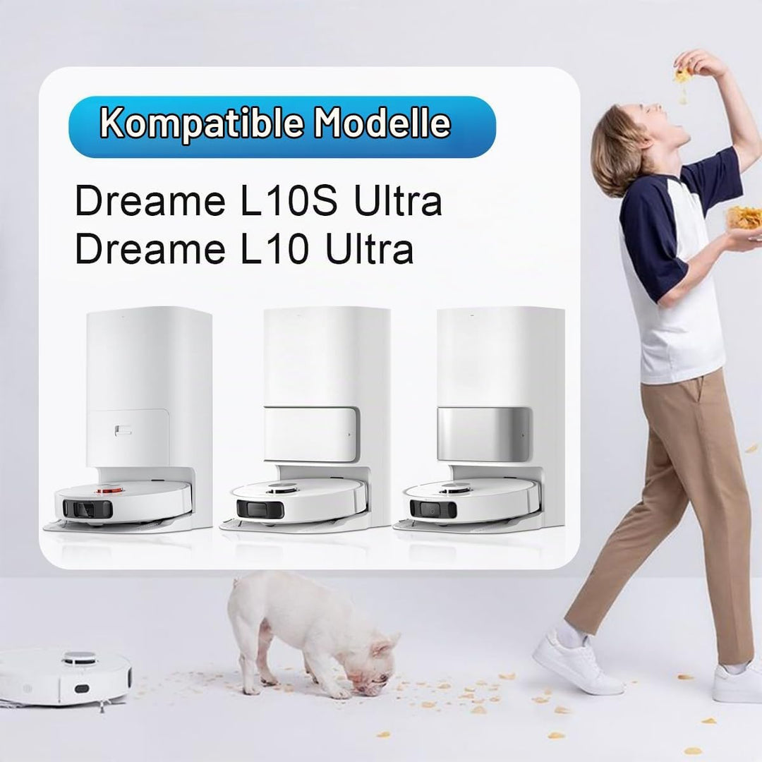 DrRobor Zubehör für Dreame L10s Ultra/ L10 Ultra, Ersatzteile Set für Xiaomi X20+/ X10+ Saugroboter