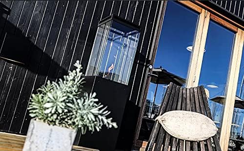 TermaTech Skagen Outdoor Gasfeuerstelle schwarz Gaskamin Gartenkamin
