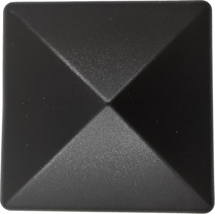 10 Stück Zaun Pfostenkappe 90 mm Pyramide Abdeckkappe schwarz für Pfosten 9 x 9 cm (UV stabilisiert/