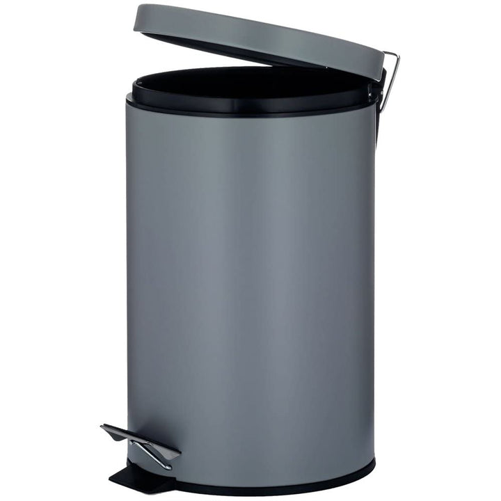 Kela 10933 Treteimer mit Verschlussdämpfung, Pedalbedienung, 12 l, 39 cm Höhe, Metall, Silent Close