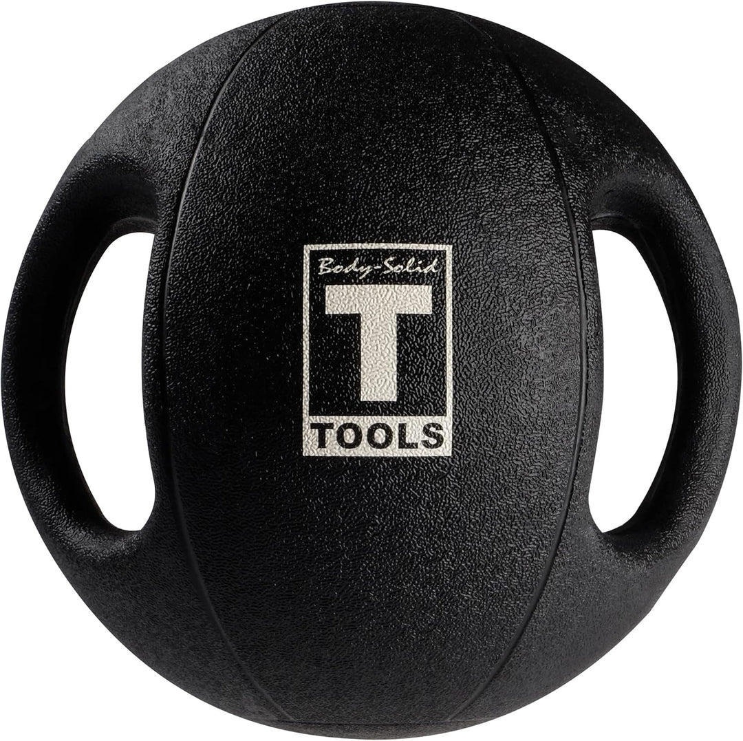 Body-Solid Dual Grip Medicine Ball 9,1 kg Schwarz, 9,1 kg Schwarz