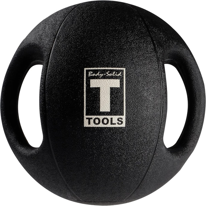 Body-Solid Dual Grip Medicine Ball 9,1 kg Schwarz, 9,1 kg Schwarz
