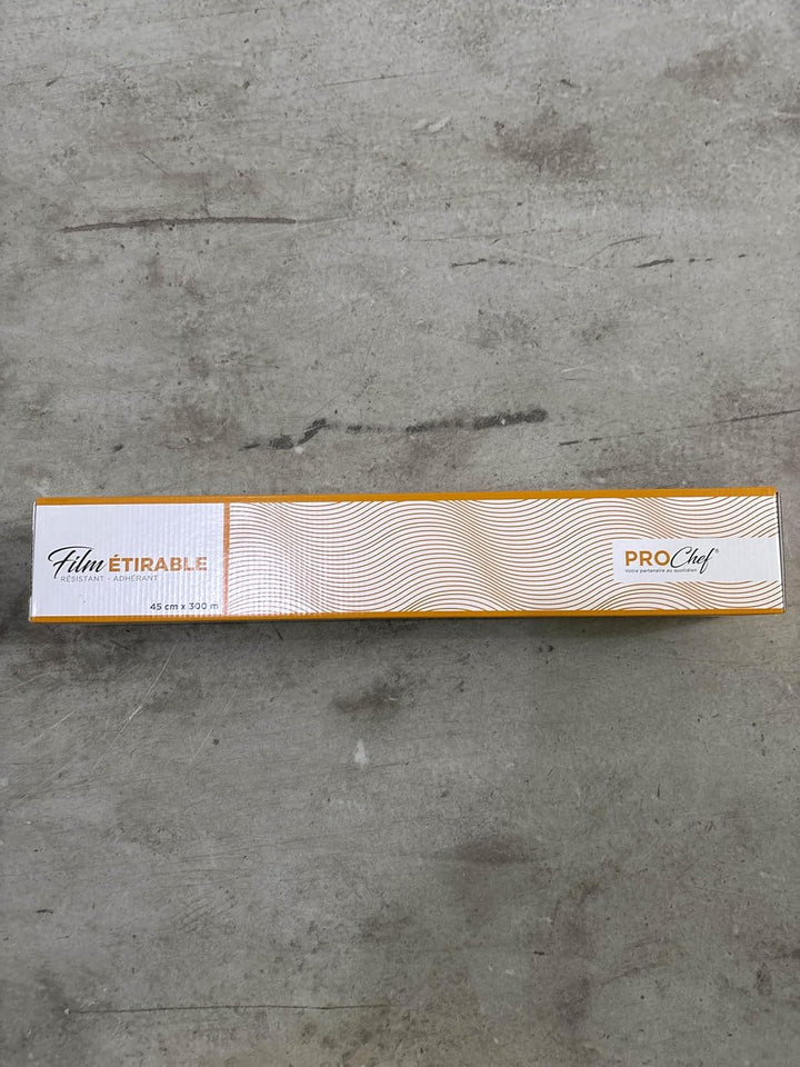 2 Rollen Frischhaltefolie Pro Zip, zum Schutz der Frische von Lebensmitteln, für Mikrowellen und Gef