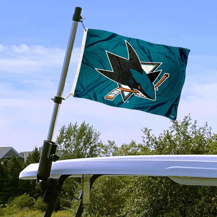 WinCraft San Jose Sharks Boat Marine and Golf Cart Flag