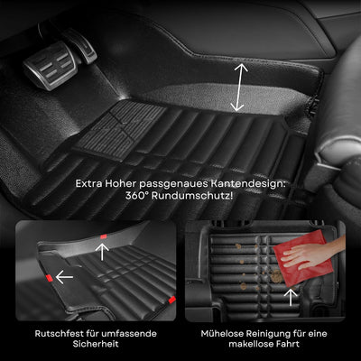 fussmattenprofi.com Auto Fussmatten Kompatibel mit Seat Arona Baujahr ab 2017 I 100% Passgenau Geruc