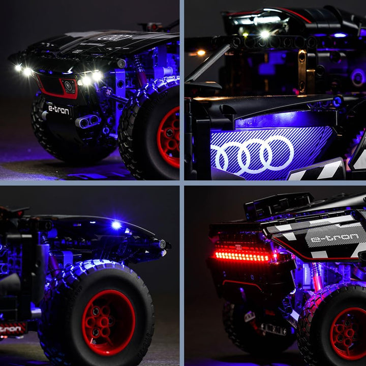 Led Licht Set für Lego 42160 Audi RS Q e-tron (Kein Lego-Modell), Dekorationsbeleuchtungsset Kompati