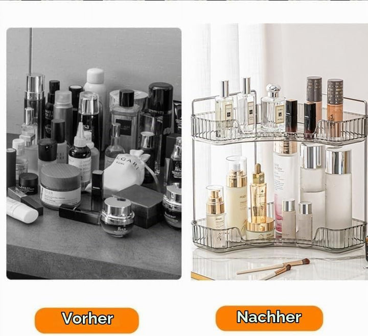Make up Organizer, Kosmetik Organizer, Beauty Organizer, Hautpflege Organizer für Bad Schminktisch (