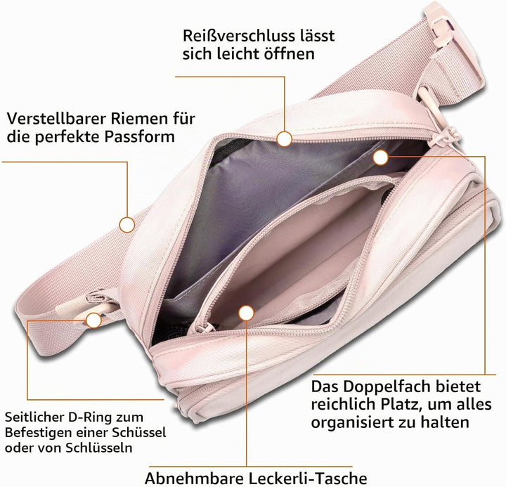 Leckerli-Tasche für Hundetraining, Hüftgurt, Umhängetasche mit Kotbeutel, Leckerli-Tasche für Welpen