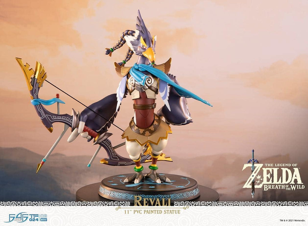 First 4 Figures Legend of Zelda Breath of Wild PVC Statue Revali 26 cm, BOTWRS, Mehrfarbig 26 cm Meh