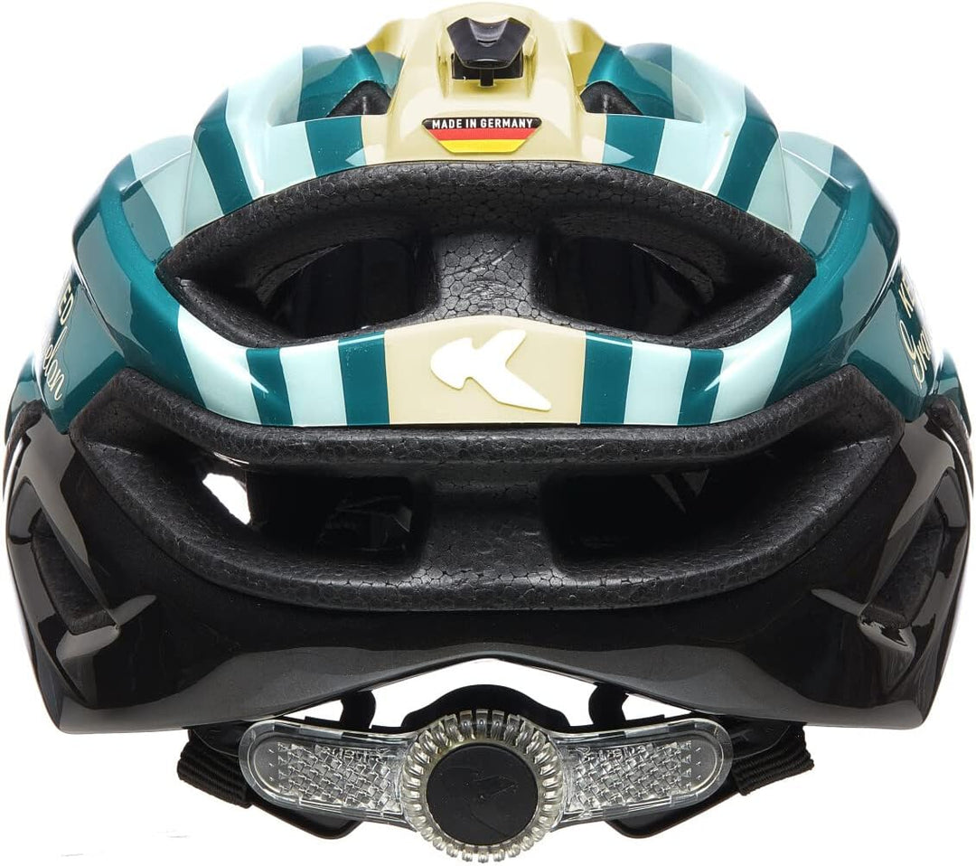 KED Gravelon Lotus Fahrrad Helm grün/gelb 2022 maretini M (52-58cm), maretini M (52-58cm)