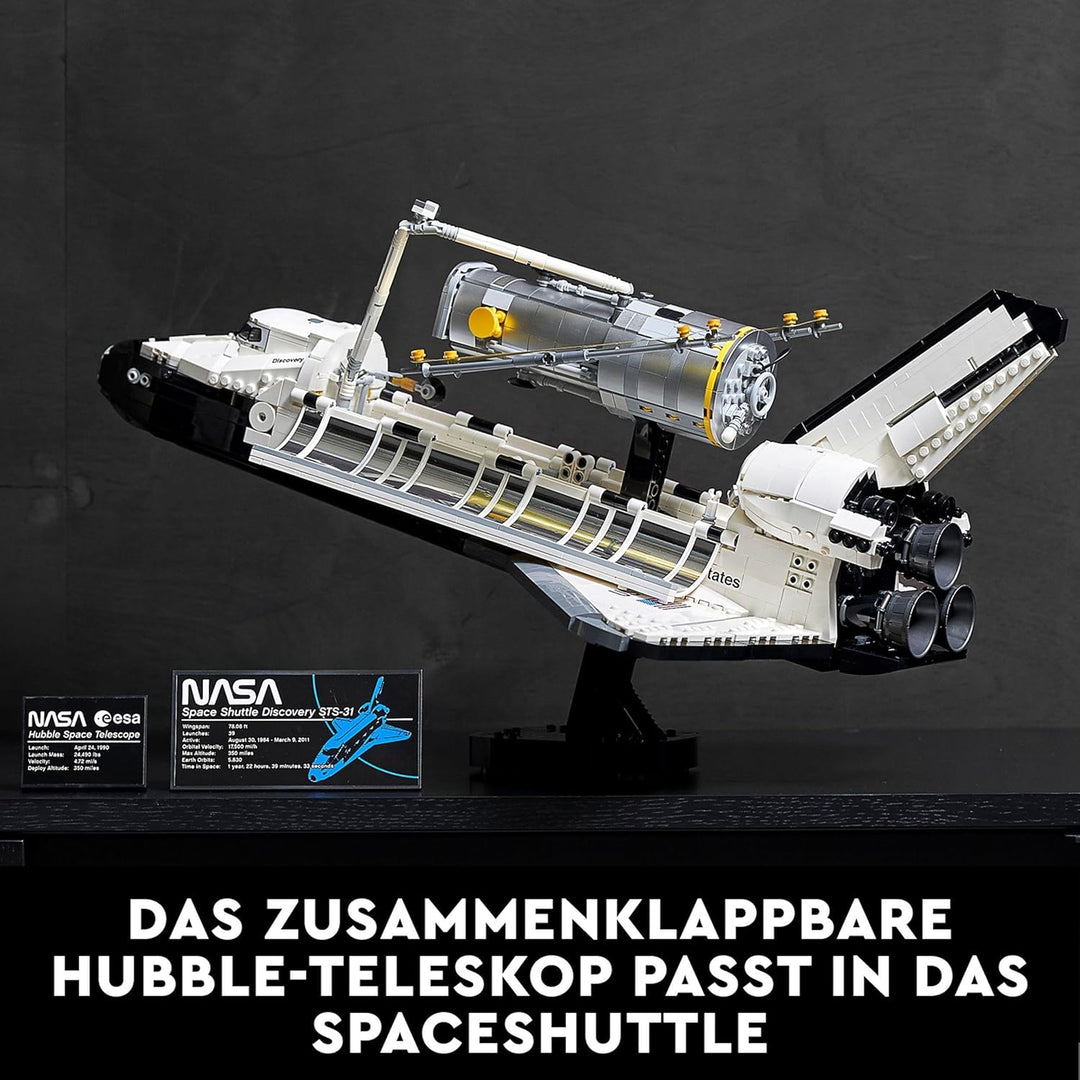 LEGO Icons NASA-Spaceshuttle "Discovery" Raumschiff, Rakete, Set für Erwachsene 10283 Single, Single