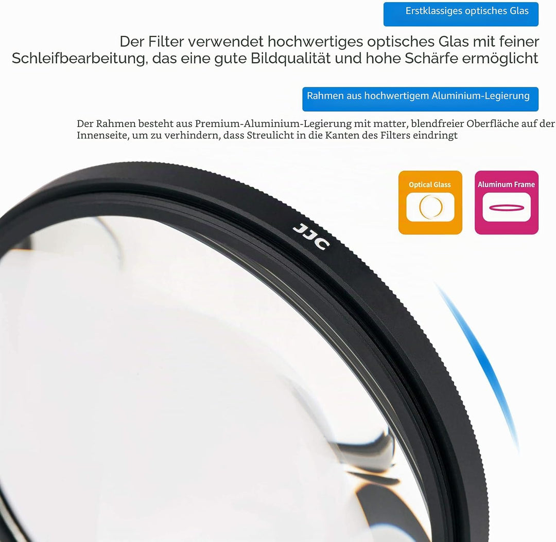 JJC 67 mm Close-up Nahlinsen Filter 4 Stück/Set 67MM, 67MM