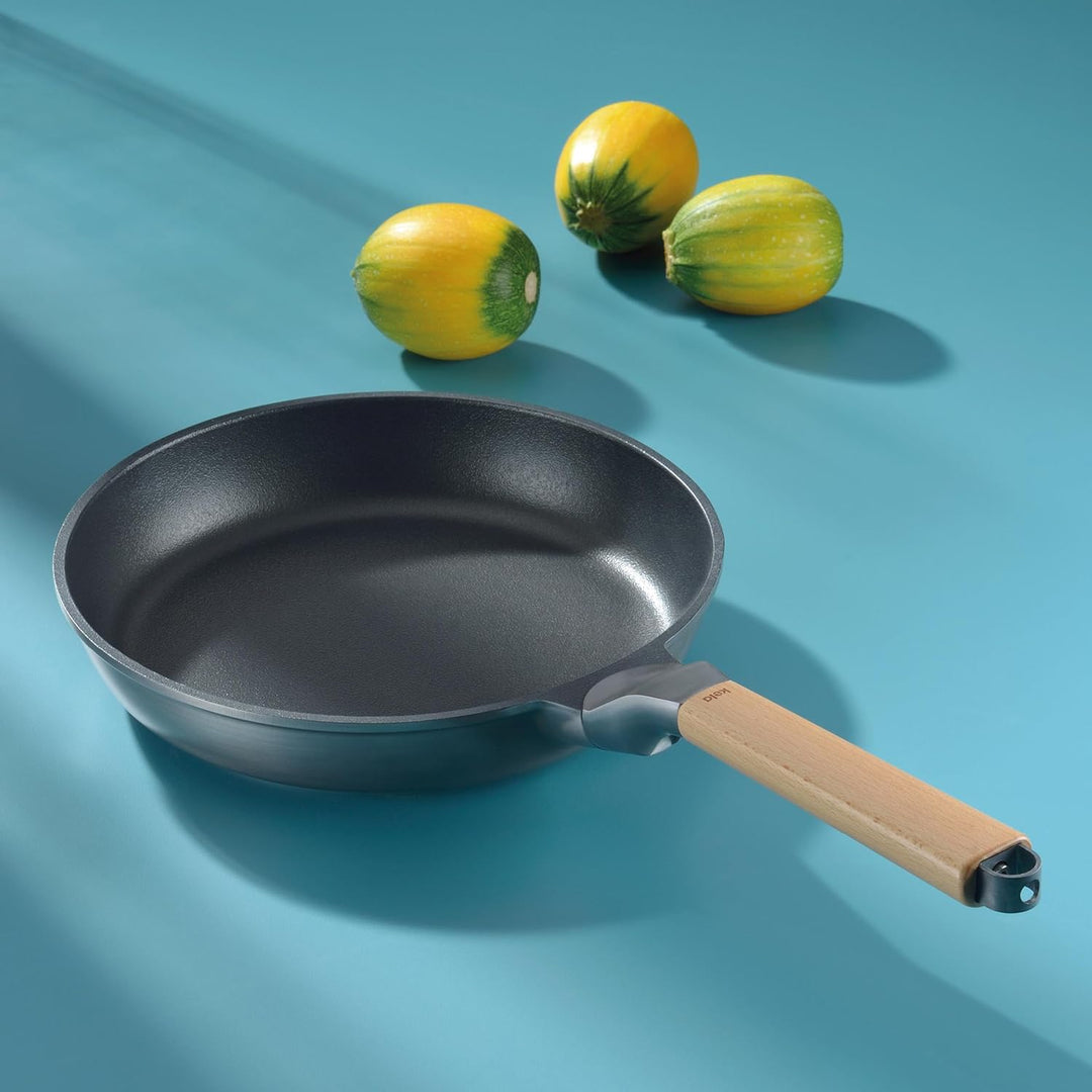 kela Bratpfanne Vitana, Ø 28 cm, Aluguss, grau, recycelbar, Allherdboden, antihaftbeschichtet, hitze