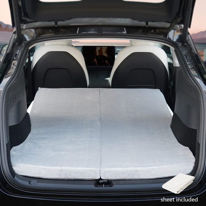 TESCAMP Campingmatratze für Tesla Model Y CertiPUR Memory Foam Matratze, Aufbewahrungstasche und Bet