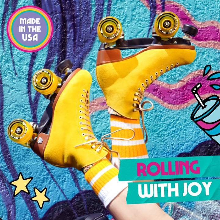 Moxi Skates - Lolly - Fashionable Womens Quad Roller Skate Violett 4, Violett 4