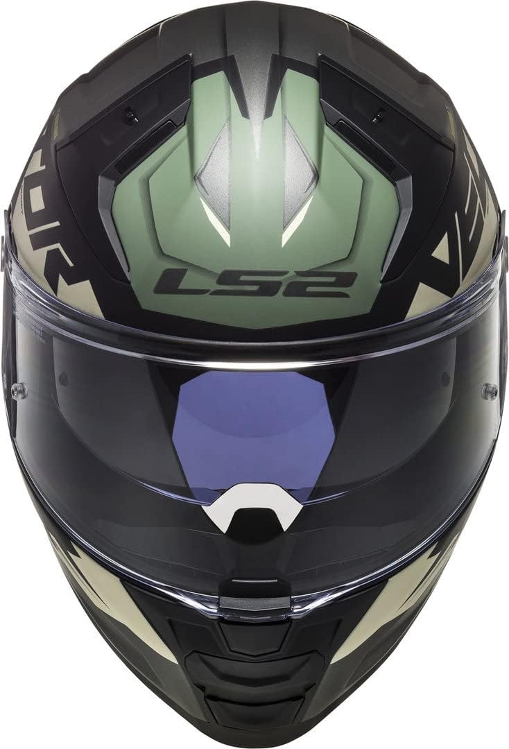 LS2, Integralhelme motorrad VECTOR II Absolute mat black silver, XXS, mat black silver