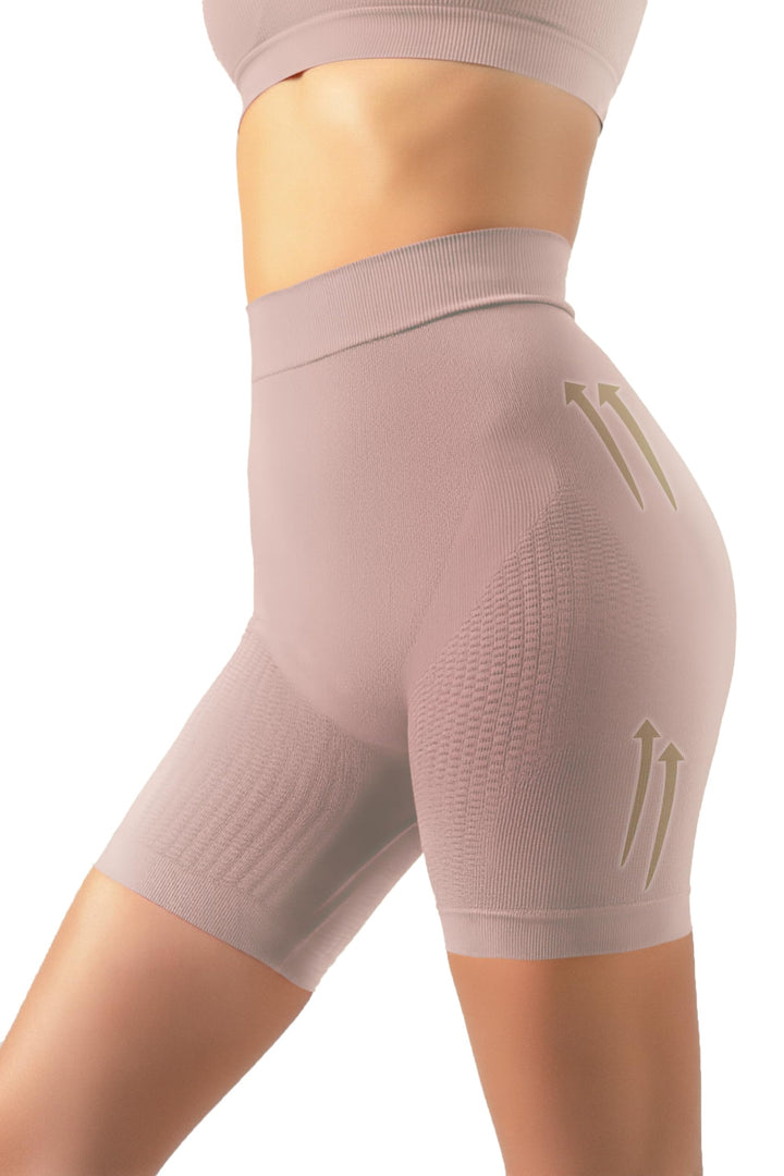Shapewear Damen Bauchweg Anti Cellulite Hose - Anti Cellulite Leggings, Drenierende Shorts, Nahtlose