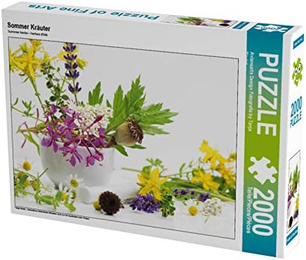 CALVENDO Puzzle Sommer Kräuter 2000 Teile Lege-Grösse 90 x 67 cm Foto-Puzzle Bild von Tanja Riedel,