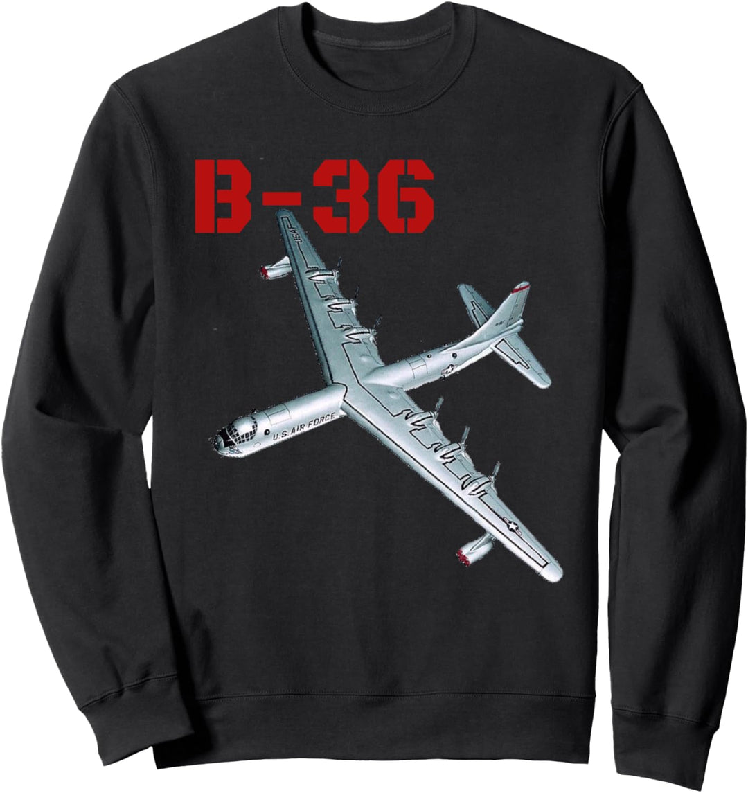 Der B-36 Peacemaker Bomber Air Force Luftfahrt vom Allerfeinsten. Sweatshirt