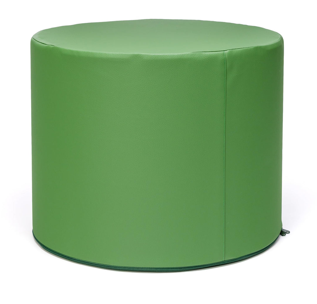 Ecopuf Pouf Hocker Roller - Gepolstert Sitzhocker aus Kunstleder - Ultraleicht - Abnehmbaren Bezug G