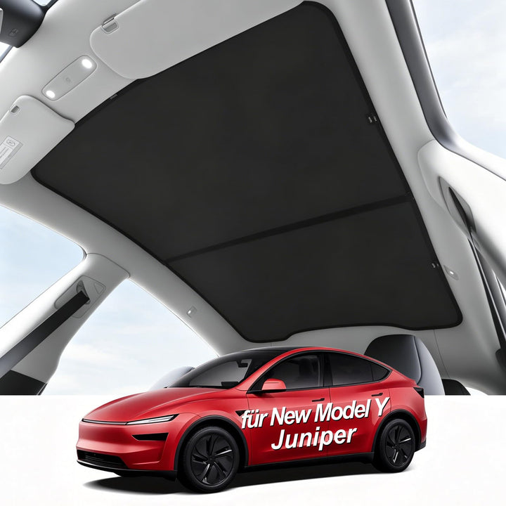 Dach-Sonnenschutz für Tesla Model Y Juniper (Facelift) 2025-2026, Wärmedämmung Hitzeschutz mit UV-Sc