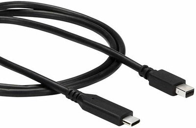 StarTech.com 1m USB-C auf Mini DisplayPort Kabel - USB C zu mDP Kabel - 4K 60Hz - Schwarz (CDP2MDPMM