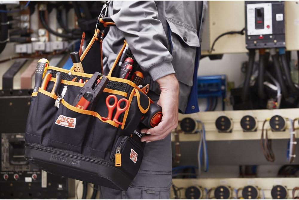 Bahco 4750FB3-12 Elektriker-Tasche, mehrfarbig, 30,5 cm 1 Mehrfarbig, 1 Mehrfarbig