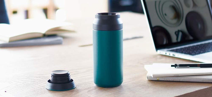 Travel Tumbler 350ml, Turquoise S (1er Pack) Blau, S (1er Pack) Blau