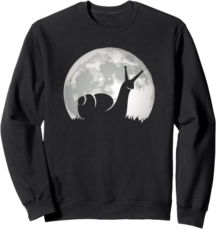Retro Mond Schnecke Sweatshirt