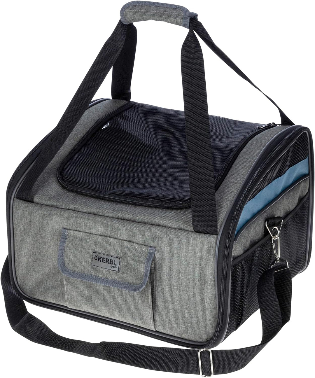 Autositztasche Vacation 44x35x30cm, grau/blau