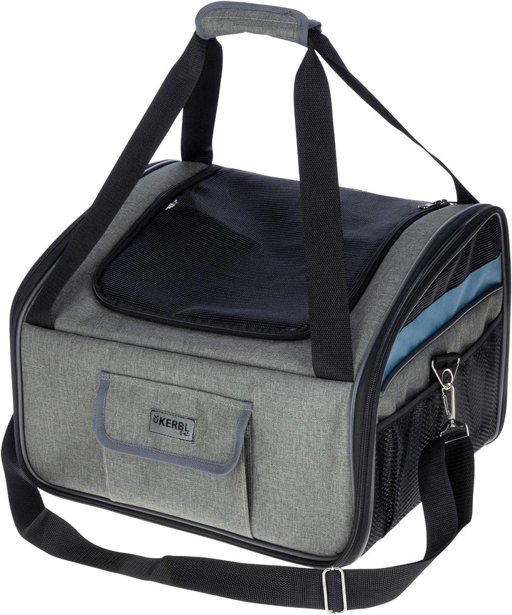 Autositztasche Vacation 44x35x30cm, grau/blau